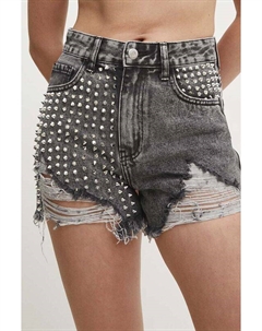 Джинсовые шорты, серый Answear lab