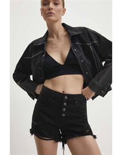 Джинсовые шорты, черный Answear lab