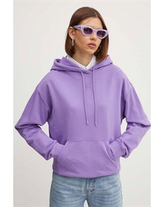 Хлопковая толстовка, фиолетовый Hugo