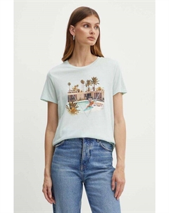 Футболка, бирюзовый Guess