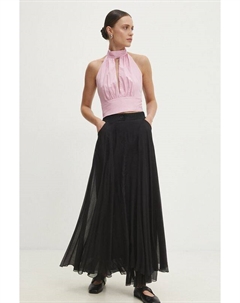 Льняной топ, розовый Answear lab