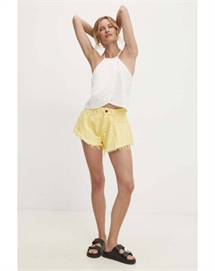 Джинсовые шорты, желтый Answear lab