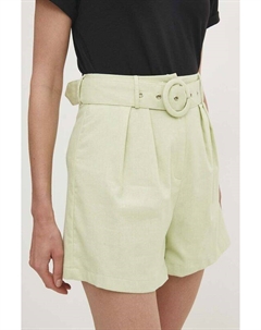 Льняные шорты, зеленый Answear lab
