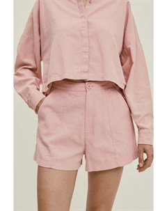 Льняные шорты, розовый Answear lab