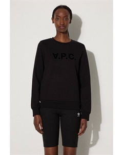 Хлопковая толстовка Sweat Viva, черный A.p.c.