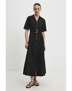 Хлопковое платье, черный Answear lab