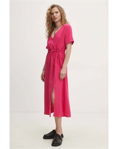 Хлопковое платье, розовый Answear lab