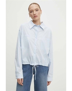 Хлопковая рубашка, синий Answear lab