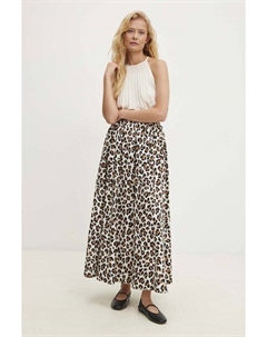 Хлопковая юбка, коричневый Answear lab