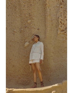 Кожаная рубашка, белый Answear lab