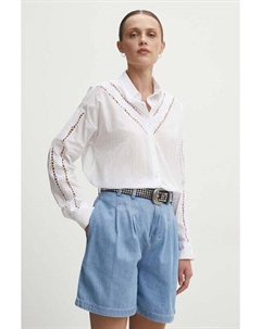 Хлопковая рубашка, белый Answear lab