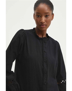 Хлопковая рубашка, черный Answear lab