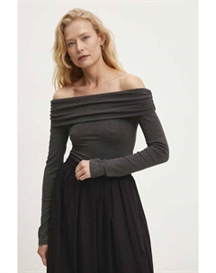 Лонгслив, серый Answear lab