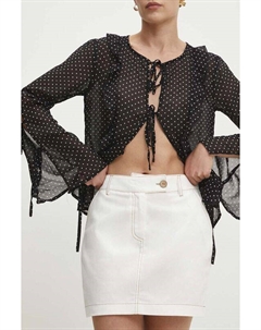 Хлопковая юбка, белый Answear lab