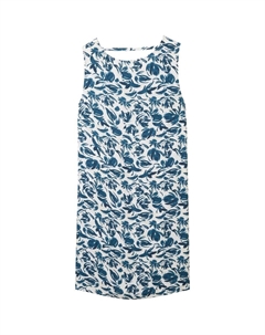 Летнее платье Summer Dress, синий Tom tailor