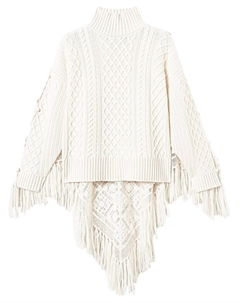 Свитер с шарфом, серый Twinset