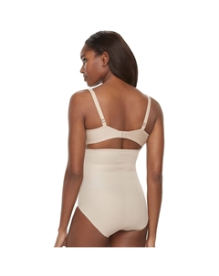 Корректирующее белье Трусы с высокой талией невероятного комфорта 775, черный Naomi & nicole