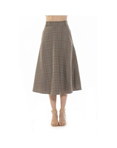 Женская твидовая пышная юбка макси Leonie, цвет Mensplaid Alexia admor