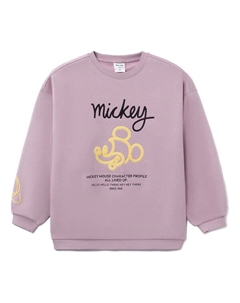 Толстовка с принтом Микки Мауса Tops x Disney, фиолетовый Li-ning