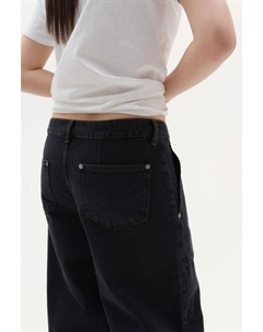 Джинсы Barrel с низким карго, черный H&m