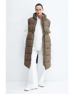 Mama пуховик с капюшоном, зеленый H&m