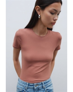 Рубашка, облегающая фигуру, розовый H&m