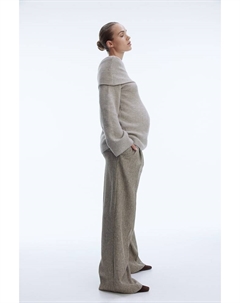 Свитер с открытыми плечами для мамы, бежевый H&m