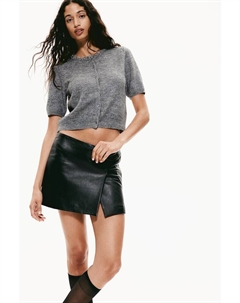 Кардиган со стразами, серый H&m