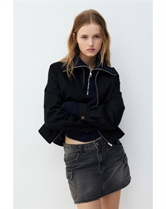 Саржевая куртка, черный H&m