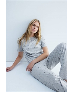 Рубашка и брюки для сна, серый H&m
