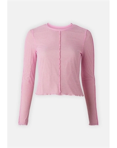 Рубашка с длинным рукавом ONLDIMA STITCH BOX, розовый Only