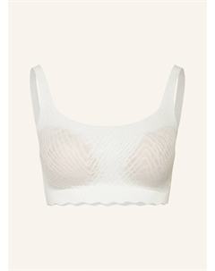 Бюстье с нулевым чувством блаженства, белый Sloggi