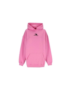 Свитшот женский с капюшоном и карманом, розовый Balenciaga