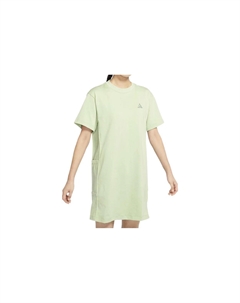 Платье с короткими рукавами женское, гипер-бирюзовое/черное/белое/фуксия Dream Nike