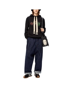 Свитшот Spirited Away женский, черный Loewe