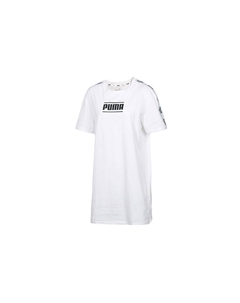 Платье с короткими рукавами женское белое Puma
