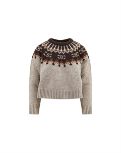 Свитер женский, серый / черный Celine