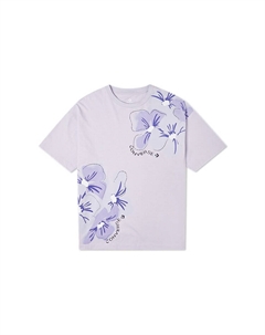 Футболка IWD женская сиреневая Converse