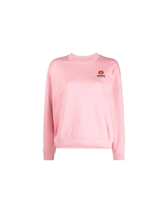 Свитшот женский с вышивкой, розовый Kenzo