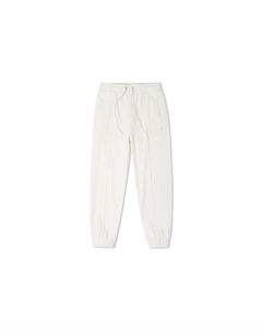 Трикотажные спортивные штаны женские молочно-белые Converse