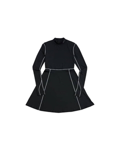 Платье с длинными рукавами женское черное Nike