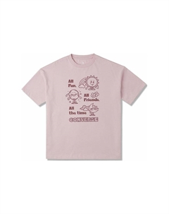 Футболка OS BLOCK PARTY TEE женская розовая Converse