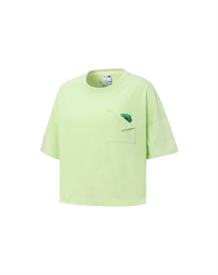 Укороченный топ женский, голубой Puma