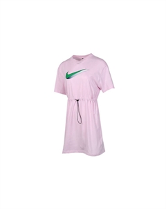 Платье с короткими рукавами женское розовое Nike