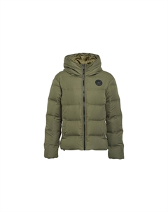 Пуховик женский оливково-зеленый Converse