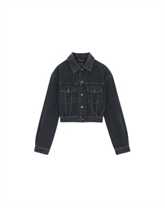 Куртка женская черная Saint laurent