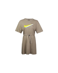 Платье с короткими рукавами женское хаки Nike