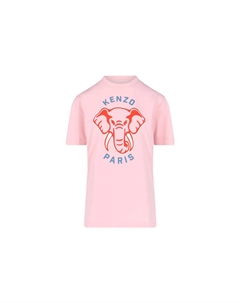 Футболка женская розовая Kenzo