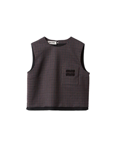 Жилет женский темно-серый Miu miu