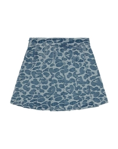 Bape SS23 APEE By Джинсовая юбка женская синяя A bathing ape®